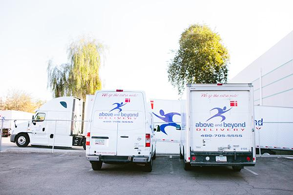 A complete array of courier, messenger, delivery, and third-party logistics services